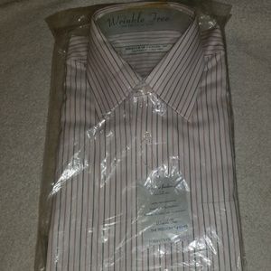 Mens wrinkle free dress shirt